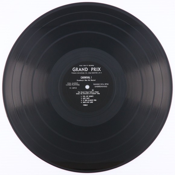 The Sound Stage Calliope Band, Captain Tully Carnival LP Record Grand Prix K-169 - Picture 13 of 16